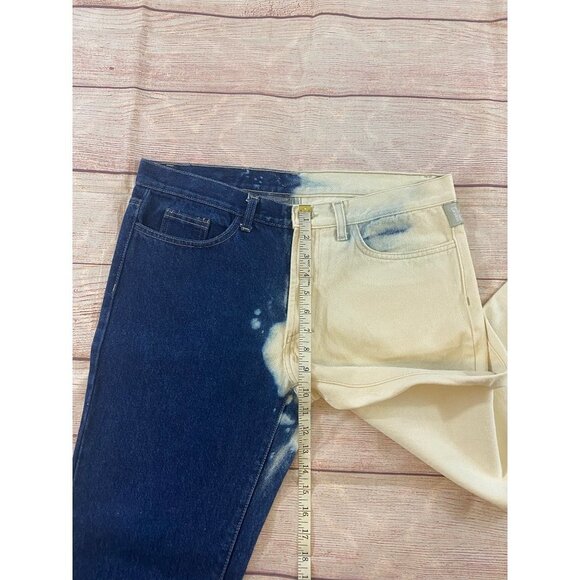 Versace Jeans Couture Two Tone Cropped Jeans(Altered) - W33 - Picture 7 of 15